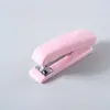 Grapadora Desmontable de Colores Macaron, Grapadora de Prensa Pequeña de Ahorro de Esfuerzo, Máquina de Encuadernación Multifuncional, Papelería para Estudiantes