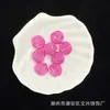 Pérola artificial ABS dupla face rosa pulseira DIY corrente de celular pingente de carro acessórios com contas transmissão ao vivo de celebridade da internet