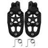 Peças Modificadas para Motocicleta Pedaleiras de Liga de Alumínio CNC Pedais Metálicos Antiderrapantes Pedaleiras Traseiras Universais Resistentes ao Desgaste