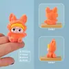 Figuritas de Animales Lindas, Modernas y Creativas con Acabado Afelpado de la Fábrica Original, Artesanía de Resina para Decoración de Coche y Escritorio de Oficina