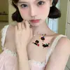 Pegatinas de Tatuaje de Gatito de Dibujos Animados Sandía Hamburguesa Papas Fritas Manzana Globo Gatito Lindo Pegatinas de Tatuaje Transfronterizo