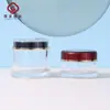 Materiales de Empaque Cosmético, Botellas Acrílicas Transparentes para Crema, Botellas Dispensadoras de Loción y Crema para Cuidado de la Piel de 100G200G