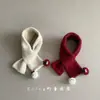 Lindo Bufanda de Punto para Niños con Forma de Briqueta para Otoño e Invierno, Bufanda Cálida Cruzada para Niños y Niñas, Engrosada y a Prueba de Viento