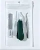 Cortauñas Oblicuos Ultraafilados, Cortauñas Antisalpicaduras, Ranura Especial para Uñas Puntiaguda Herramientas de Manicura, Set de Tijeras de Manicura Gruesas y Duras