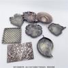 Usado para decoração prato de joias metal tapete de xícara de chá artesanato porta-copos sabonete pêndulo requintado arte em cobre suporte para xícara de chá