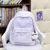 Mochila para estudiantes universitarias versátil estilo japonés ins estudiantes de preparatoria secundaria estudiantes de secundaria estrellas mochila de doble hombro mochila para estudiantes de secundaria mochila escolar