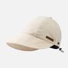 Gorra de sol de primavera y verano gorra de sol de verano protección solar ultravioleta cara parte superior pequeña vacía circunferencia de cabeza grande pescador pico de pato