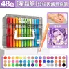Conjunto de Canetas Marcadoras Acrílicas com Ponta Macia, Portátil, Adequado para Estudantes, Canetas Aquarela, Canetas para Desenho Artístico, Podem ser Camadas para Mistura de Cores