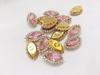 Cesta de Flores Garras Strass 7*15 Marquise Acrílico Strass Artesanal Camada Dupla Flor Sapato Decoração Acessórios DIY Acessórios de Roupa Acessórios para Headwear