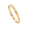 Pulsera de acero de titanio de venta caliente transfronteriza 8 mm corrosión digital romana pulsera con hebilla tipo O pulsera joyería de acero inoxidable al por mayor