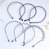 Diadema para hombre diadema invisible para hombre de moda para presionar el cabello hacia atrás Corea del Sur lavado de cara banda deportiva para el cabello parte trasera de la cabeza sin costuras para presionar el cabello femenino