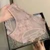 Senyu Rose~Nuevas Bragas de Encaje Jacquard Estilo Francés Pure Desire, Transpirables de Algodón en la Entrepierna