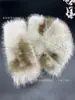 Bufanda-Sombrero de Piel Sintética de Zorro Estilo Coreano para Mujer, Versátil para Otoño e Invierno, Corta, Gruesa, Calentador de Cuello, Estilo Cruzado, Venta al por Mayor