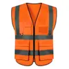 Chaleco de Seguridad para Construcción, Chaleco para Obra, Ropa Reflectante, Chaleco Reflectante con Logo, Chaleco Reflectante de Entrenamiento