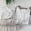 Pijama Fofo Transfronteiriço de Desenho Animado para Mulheres Xia Yunduo Algodão Manga Curta Shorts Meninas Gola Redonda Pode Ser Usado Fora de Casa Conjunto de Roupa
