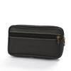 Novedades en el Mercado Bolsa Multifuncional para Teléfono Móvil Bolsa de Cintura Horizontal para Hombres de Mediana Edad y Mayores Billetera de Cuero de Doble Capa con Tres Compartimentos