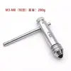 Llave de carraca para machos de roscar reversible, Llave de machos extendida tipo T, Herramienta de roscado