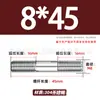 Venta al por mayor del fabricante Tornillos de doble extremo de alta resistencia de acero inoxidable 304, Tornillos extendidos de doble extremo, Varillas roscadas de doble extremo