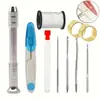Set exclusivo de herramientas de costura transfronterizas, herramientas de costura a mano para reparar cuero, bolsas de lona y calzado