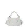 Bolso de lunares fresco y dulce Yuezhi 2026 para mujer, Bolso cruzado de hombro plisado tipo nube 2026