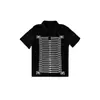 Comércio Exterior Europeu e Americano Transfronteiriço Y2K Retro Punk Manga Curta Personalizado Estampado Solto Camisa Polo Camiseta Top para Moda de Rua
