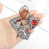 Europa y Estados Unidos broche de colección con forma de corazón visceral de hueso caliente insignia de ambiente divertido de Halloween accesorios de traje