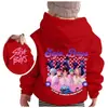 2025 Nueva Tendencia K-Pop Chicas Cazadoras Ropa Periférica Sudaderas con Capucha para Niños y Niñas Otoño Nueva Sudaderas con Capucha