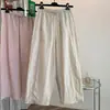 Pantalones capri ajustados de lino artístico vintage de cintura alta para mujer, holgados de verano de color liso, versátiles, de algodón y lino, finos, casuales, tipo harén