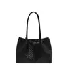 Bolso de mano tejido nuevo transfronterizo 2026 para mujer, bolso de hombro/debajo del brazo de gran capacidad, bolso de mano vintage para el día a día
