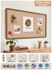 Adesivos de parede de quadro de feltro sensação sala de estar parede de fotos quadro de fundo parede de exibição moldura combinada parede decoração de quarto criativo