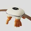 Masajeador de Cuello y Hombros con Pantalla Digital, Estilo Chal, para Músculos Trapecios, Amasado Automático Completo como Manos Humanas, Masajeador de Cuello y Hombros