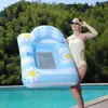 Cama de arena inflable con reposabrazos y respaldo, hamaca reclinable de malla plegable de PVC para exteriores, ideal para adultos, gran oferta transfronteriza