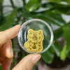 Adesivo para Celular de Ouro Puro 999 com 2mg de Ouro, "Princesa, Por Favor Fique Rica," "Tesouro, Dinheiro Importa," "Não Fique Bravo," Adesivo Criativo para Presente