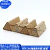 Estojo Triangular de Cortiça para Óculos Japonês e Coreano Bolsa de Óculos em Rpet Casca de Cortiça Bolsa de Maquiagem Cosméticos Fábrica Personalizada
