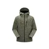 Chaqueta con capucha para hombre Primavera Holgada Cortavientos Superior Ligera Chaqueta Deportiva para Exteriores Verde Cortavientos e Impermeable