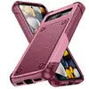Funda Original del Fabricante Adecuada para Teléfono Google Pixel 9A/8 Pro, Disipación de Calor con Patrón de Puntos, Anti-Desgaste, Anti-Caídas