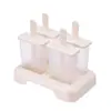 Molde para Helado de PP de Grado Alimenticio Molde para Helado a Prueba de Polvo y Olores con Tapa Molde para Paleta de Hielo Molde para Paleta de Hielo Paleta de Hielo