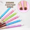 Estojo de lápis curto de cabeça dupla extensor pega-lápis de grafite colorido extensão para caneta de esboço estojo de caneta de arte atacado para alunos do ensino fundamental