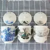 [Fábrica] Taza de Conferencia de Porcelana de Hueso Taza de Té China Taza de Agua de Cerámica con Tapa Taza de Oficina con Logo Grabado Personalización
