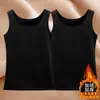 Chaleco Cálido para Hombre en Invierno, Forro de Polar, Grueso, Tallas Grandes, Chaleco sin Mangas, Camiseta Base