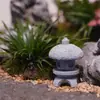 Lanterna de Pedra Simulação Paisagem Japonesa Enfeites Flores de Jardim Bonsai Paisagismo Kyoto Decoração de Paisagem Seca Decoração de Aquário