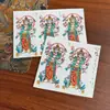 Gran Venta Tíbet Nepal Puro Pintado a Mano Thangka Moligzhi Tien Núcleo de Tarjeta 2*5