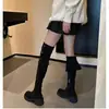Botas tipo Martin de Suela Gruesa Convertibles de Dos Vías Estilo Retro, Botas Largas de Tacón Grueso a la Rodilla Versátiles y de Moda, Nuevas para Otoño/Invierno 2025
