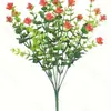 Amazon Transfronterizo Halloween Enredadera de Flores Artificiales Eucalipto Hoja Persa Decoración de Fiesta Flor de Camelia