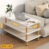 Mesa auxiliar de sofá para sala de estar, mesa de centro pequeña para el hogar, sencilla y moderna, para dormitorio, apartamento pequeño, balcón, mesa pequeña cuadrada de madera maciza