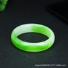 Pulsera de jade Hetian imitación de alta calidad pulsera de jade imitación de vidrio pulsera de jade para mujer fabricantes venta al por mayor