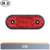 Luces Laterales Selladas de Fábrica con 24 LEDs para Camiones, Luces Indicadoras de Ancho, Luces de Contorno de Cabina 12V24V, Luces Pequeñas de Colores Fuertes para Camiones