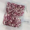 Polvo de Cristal Diamantes para Uñas de Fondo Plano Venta al por Mayor 1440 Rosa Flor de Cerezo Corazón Torcido Cubo de Azúcar Gota de Agua Diamantes para Uñas de Forma Especial