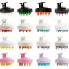 Cepillo Suave de Silicona para Champú Masajeador de Champú Limpieza del Cuero Cabelludo Peine para Champú Herramientas para el Cabello Procesamiento Personalización