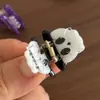 Nuevo pasador de pelo de acetato de imitación para Halloween con diseños de murciélago y calabaza, mini pinza de garra, pinza acrílica para flequillo y pasador para pelos sueltos